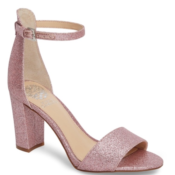 Vince Camuto Corlina Ankle Strap Heel Sandal Pink - Picture 2 of 5